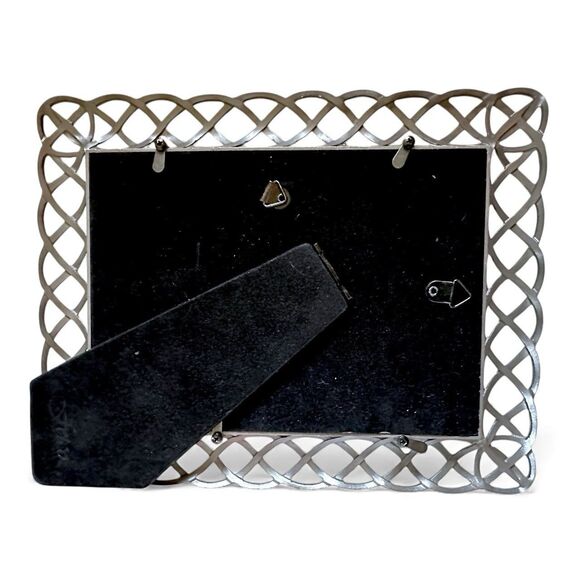 Vintage Fetco Ornate 5x7” Metal Photo Frame – Silver-Tone / Pewter Finish - Picture 5 of 7